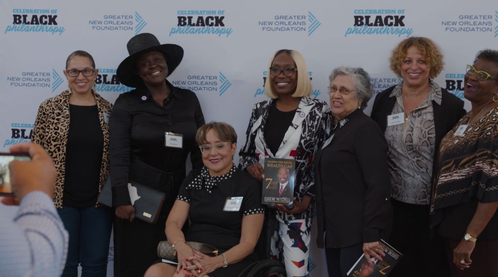 Attendees of the Celebration of Black Philanthropy gather for a picture